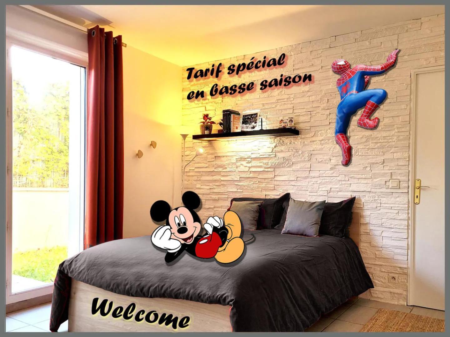 Appartement Avec Salle De Jeux Privee,10Min De Disney Transport En Commun 6 Couchages Chanteloup-en-Brie Exterior photo